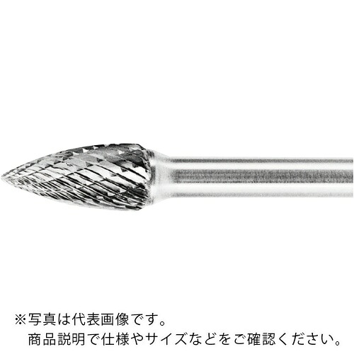 百貨店 ( スーパーツール ) 百貨店超硬赤ちょうちん シャンク径6粍(尖んがり型)シングルとり捨てる(刃径:19.0) ( SB4C06S )