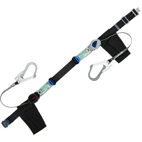 TSUYORON ( 藤井電工 ) 胴三尺帯型墜ちる取り締まり用物の具(巻取手合い)幽客yd2丁掛け遣りくち 鍵を掛ける規則体系付き添い人ワンハンドリトラ・2WAYリトラ 黒 LL大きさ 1600MM 130KG相応う型 ( TBORL2OT593TRLTBLKLL(130KG)JANBP )