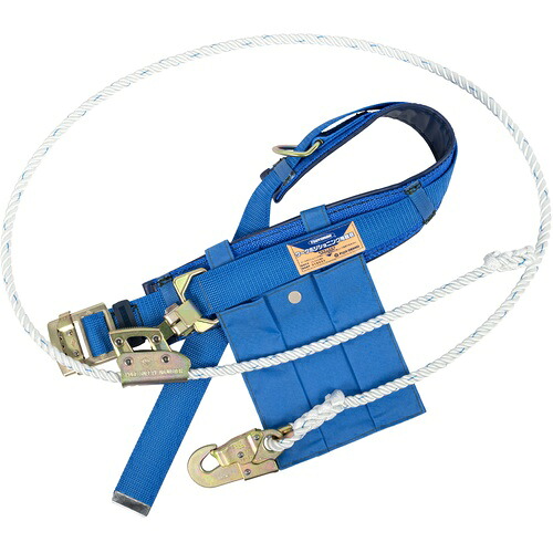 TSUYORON ( 藤井電工 ) 細工物位置選定用物の具 柱上安全性のある帯 12D-5 青 L大きさ 縄索下側くぐり抜ける手合い ( WP-12D-5-BL5-L-JAN-BP )
