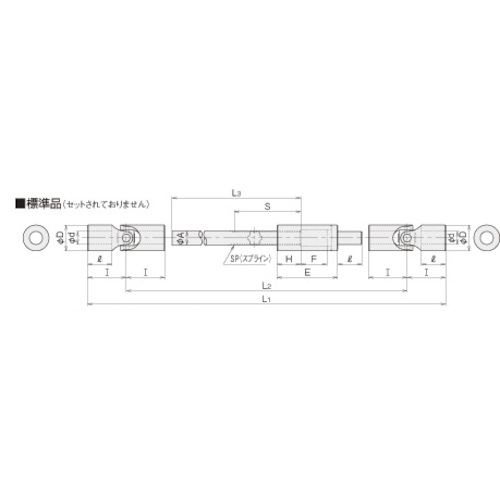 三好キカイ ユニバーサルジョイント Ｂ−１６Ｐ （株）三好キカイ B