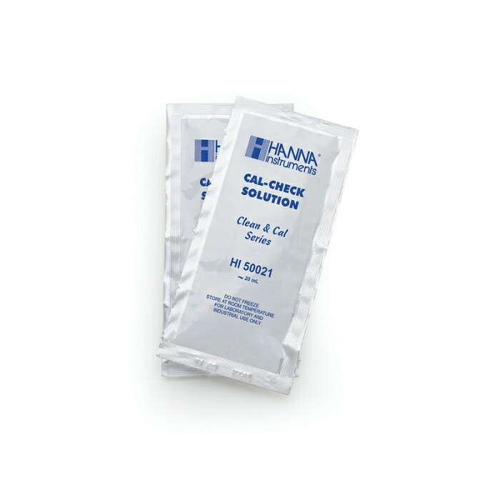 HANNA ( ハンナ ) HI 9813-6用 pH電極精神測定検査液20mL×25袋 ( HI 50021P )