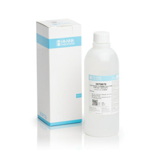HANNA ( ハンナ ) 電極洗浄液 500ｍL ( HI 70670L )