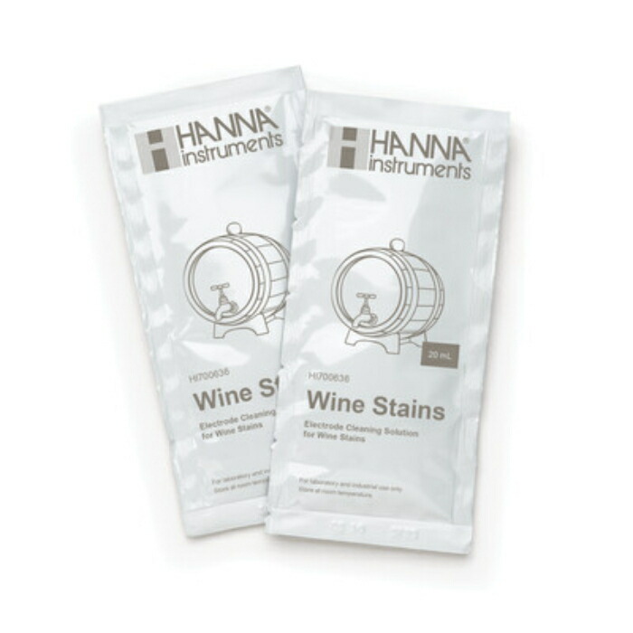 HANNA ( ハンナ ) 電極洗浄液 20ｍL×25袋 ( HI 700636P ) 花・ガーデン・DIY-DIY・工具