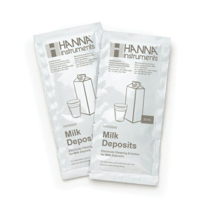 HANNA ( ハンナ ) 電極洗浄液 20ｍL×25袋 ( HI 700640P ) 花・ガーデン・DIY-その他-DIY・工具