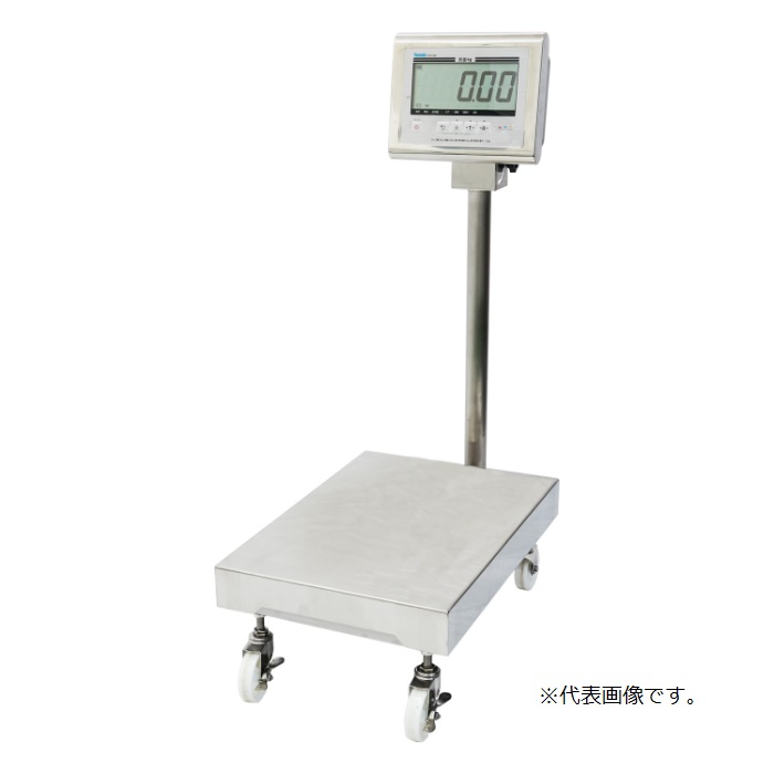 大和製衡 車輪付防水型デジタル台はかり 検定付き（USBメモリ付） ( DP-6701K-W-USBX-32-6 )