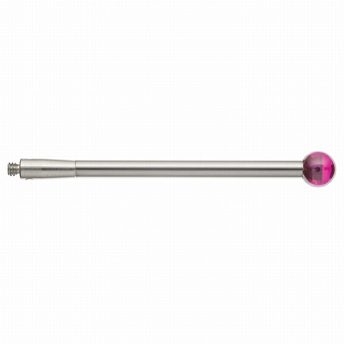 レニショー(RENISHAW) ストレートスタイラスM2 O5mm ルビー球、超硬軸 - 長さ 40.25mm、EWL 40.25mm ( A-5003-0048 )