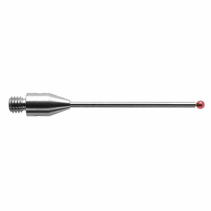 レニショー(RENISHAW) ストレートスタイラスM3 O1.5mm ルビー球、超硬軸 - 長さ 30mm、EWL 22.5mm ( A-5003-0051 )