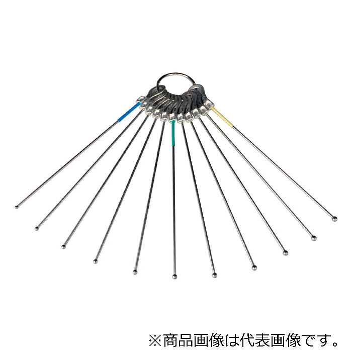 ZENSEI(全晴) ボールゲージSUS標準11本セット Φ2.5～ Φ3.5(0.1トビ) ( BG-SS11A )