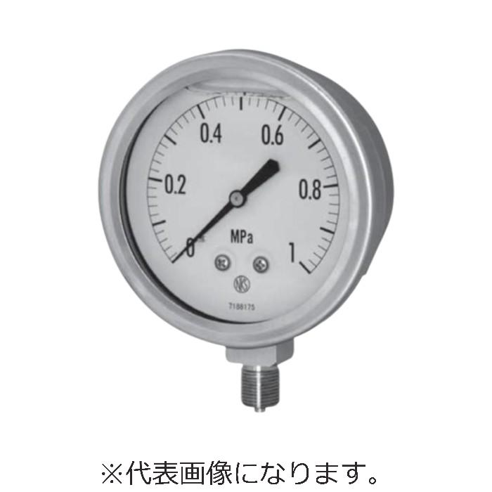 長野計器 グリセリン入圧力計（0～4MPa） ( GV42-143X4MPA )