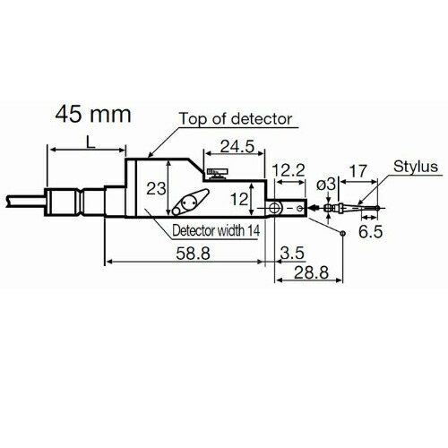東京精密 RONDCOM用汎用検出器 ( E-DT-R74B ) 153,057円