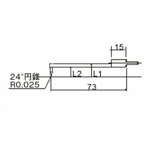 東京精密 輪郭用高剛性触針(小穴ねじれ測定) ( DM83526 )
