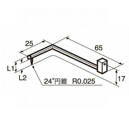 東京精密 輪郭用触針(ねじれ面オフセット測定) ( DM45521 )