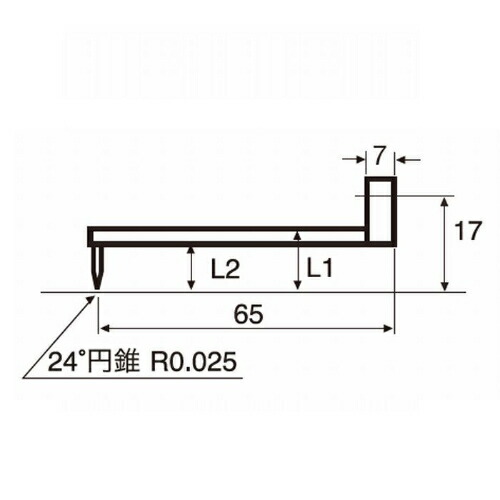 東京精密 輪郭用触針(小穴ねじれ測定) ( DM45515 )