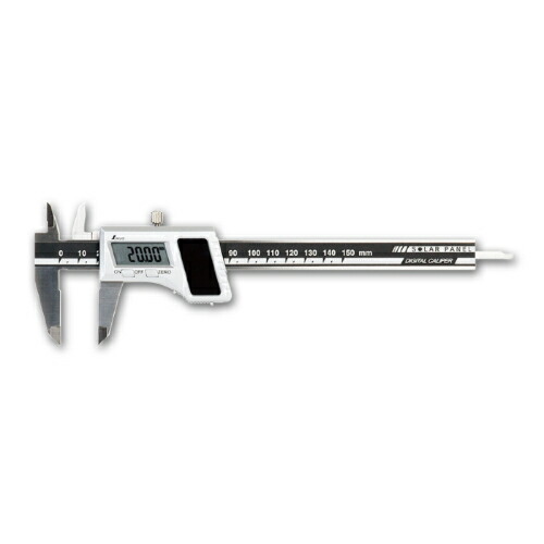 シンワ測定 デジタルノギス１５０mmソーラーパネル ＪＣＳＳ校正証明書付 ( 47293 )