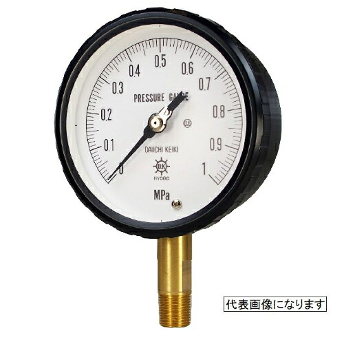 第一計器 HCT０．６級圧力計 ( HCT0.6- A U R1/4 100X 0.6MPA )