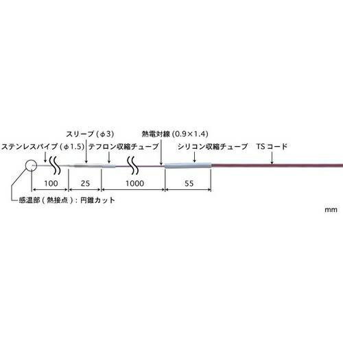 ANRITSU ( 安立表示計器 ) 冷ややかさ用体温検知器 BRつづき物 ( BR-10E-0-TS1-ASP )