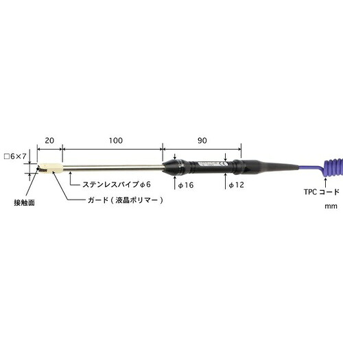 ANRITSU ( 安立計器 ) 高性能微小表面用温度センサ S形シリーズ ( S-411K-01-1-TPC1-ASP )