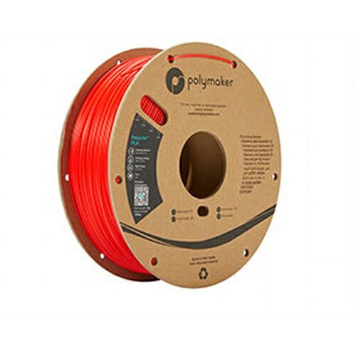 MUTOH PolyLite PLA細糸線径1.75粍 1kg RED アカ ( PolyLite PLA-RED )
