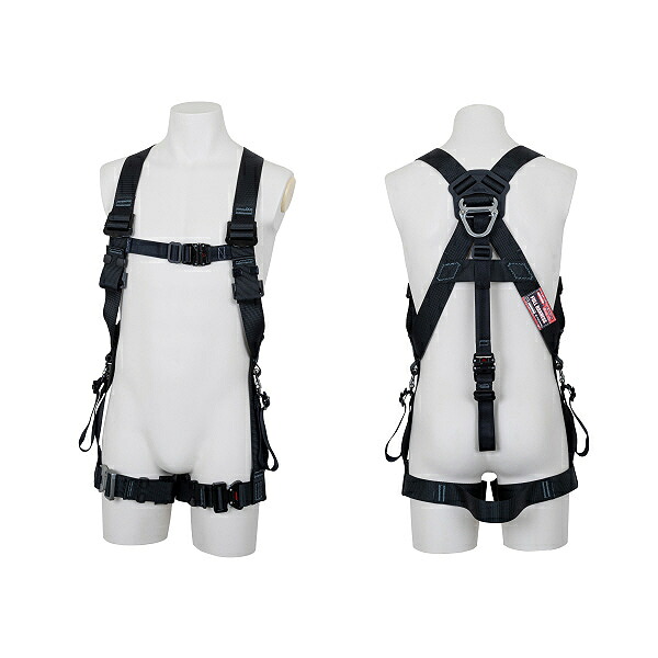 堕ちる取り締まり用手道具 フルハーネス型 ( TH-521-OT-BLK-M ) 藤井電工(株) ( BCBLP )