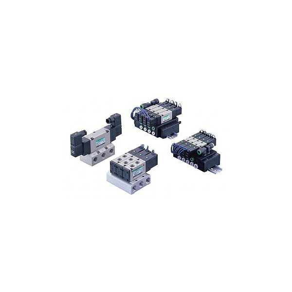 セレックスバルブ パイロット式5ポート弁 ( 4KB219-00-DC24V ) CKD(株) ( FOQ74 )