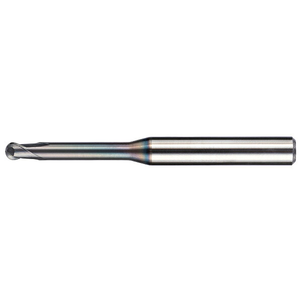 無限P+高硬度鋼2枚刃ロングネックボール ( MRBSH230SF R0.1X0.5 ) 日進工具(株)