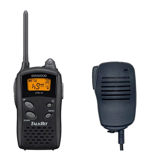 UTB-10 KENWOOD ケンウッド はたご屋カム 一種独特小ワット数トランシーバー 御喋りビット おまけ付 (金棒引きマイクロホン:EPS-10K)※デミトス続きもの他とメール交換能力のある
