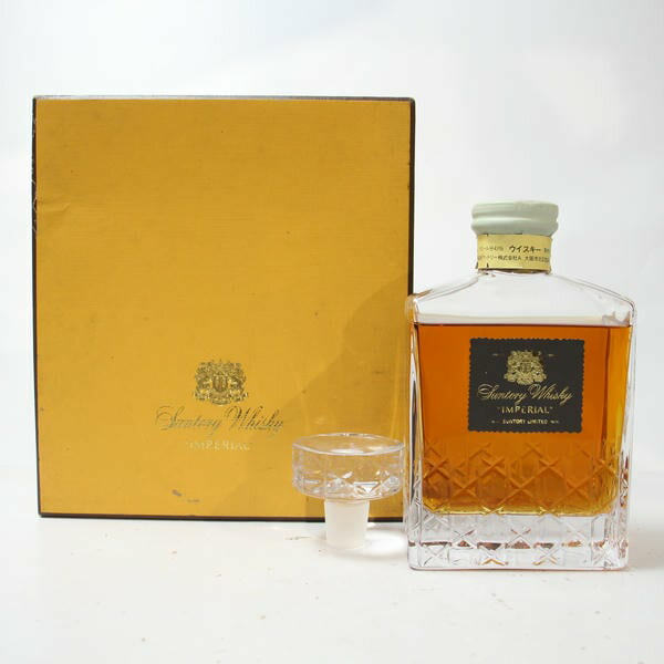 サントリー　インペリアル　箱付き 楽天市場】【レトロ：特級表示】サントリーウイスキー インペリアル 43