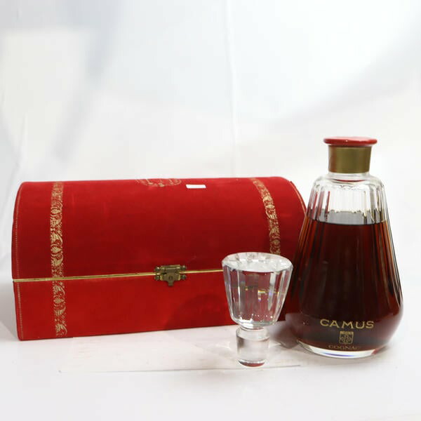 楽天市場】【箱・替え栓付】CAMUS カミュ カラフェ 1863 バカラボトル