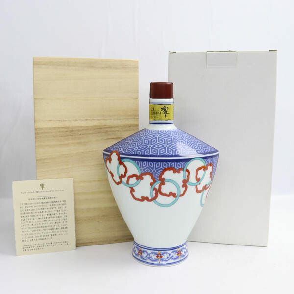 サントリー ウイスキー 山崎ピュアモルト錦菊梅竹文有田焼陶器ボトル 楽天市場】【レトロ】サントリー ピュアモルトウイスキー 山崎