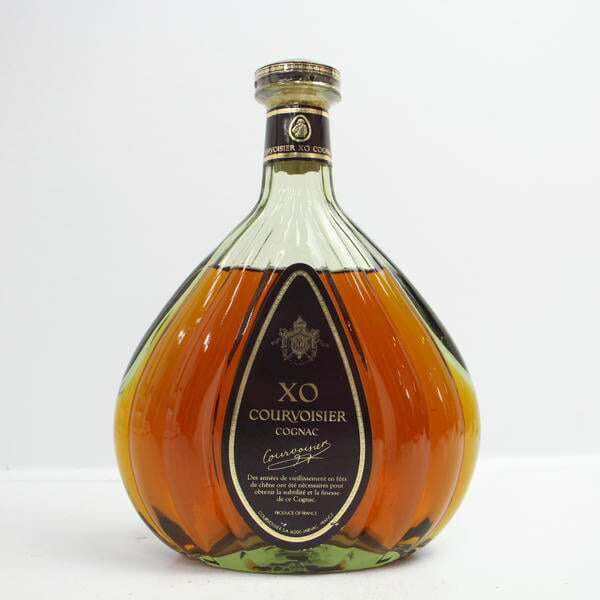 ⑤COURVOISIER XO COGNAC クルボアジェ　グリーンボトル 箱入 クルボアジェ X.O. インペリアル グリーンボトル - お酒買取専門