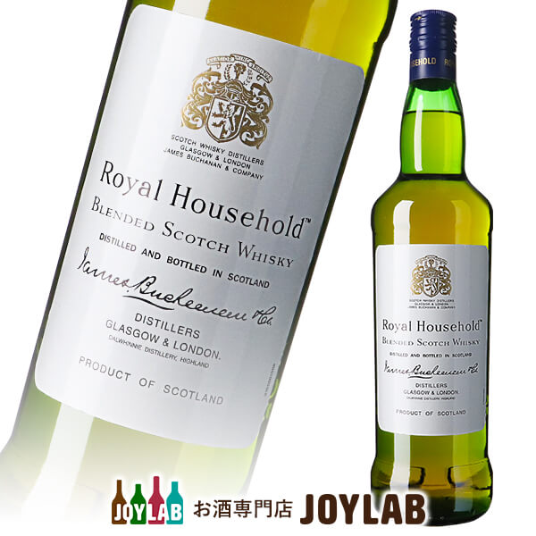 未開栓 ロイヤルハウスホールド スコッチ ウイスキー 750ml 43% ロイヤルハウスホールド 750ml 43% - Bartender's General Store