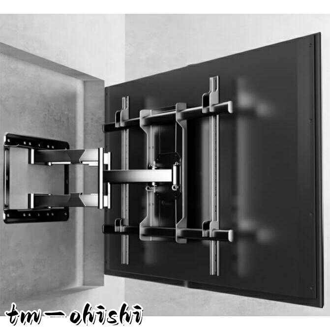 再入荷テレビ受像機 飾りつけ 金具 鉄器 飾りつけテレビ受像機 32-70型 ダブル手手合い 耐荷重50KG 伸縮 大型 テレビ受像機 TV 壁賦払金具 32-70in