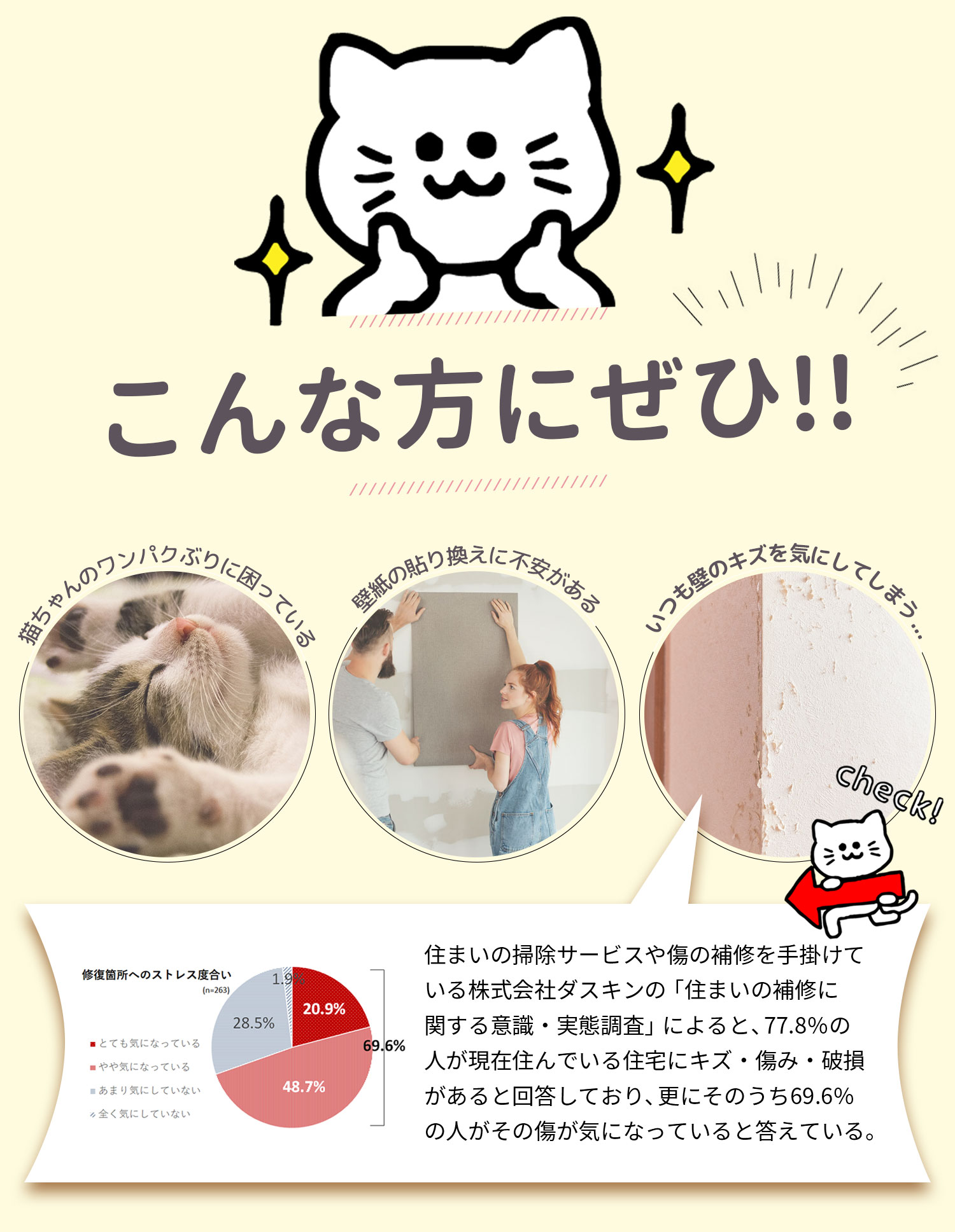 期間限定10%OFF!!!【テカらずサラサラ!】キャットブリーダー監修猫壁紙保護シート使いやすくてお得なサイズはがせる賃貸OK強化素材ツヤ消し撥水加工簡単貼付けマス目入り半透明目立たない爪とぎ防止傷防止壁紙45cm×9.9m【お客様満足保証付き】動画あり