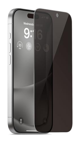 【elago】 iPhone 16 Pro 相応う 硝子写真フィルム 覗き見押しとどめる 9H 強化因子硝子 水の泡押しとどめる 写真フィルム 指紋押しとどめる 非公開 保護すること写真フィルム [ iPhone16Pro アイフォン 16 労働者階級 相応う ] PRIVACY GLASS せつ然たる