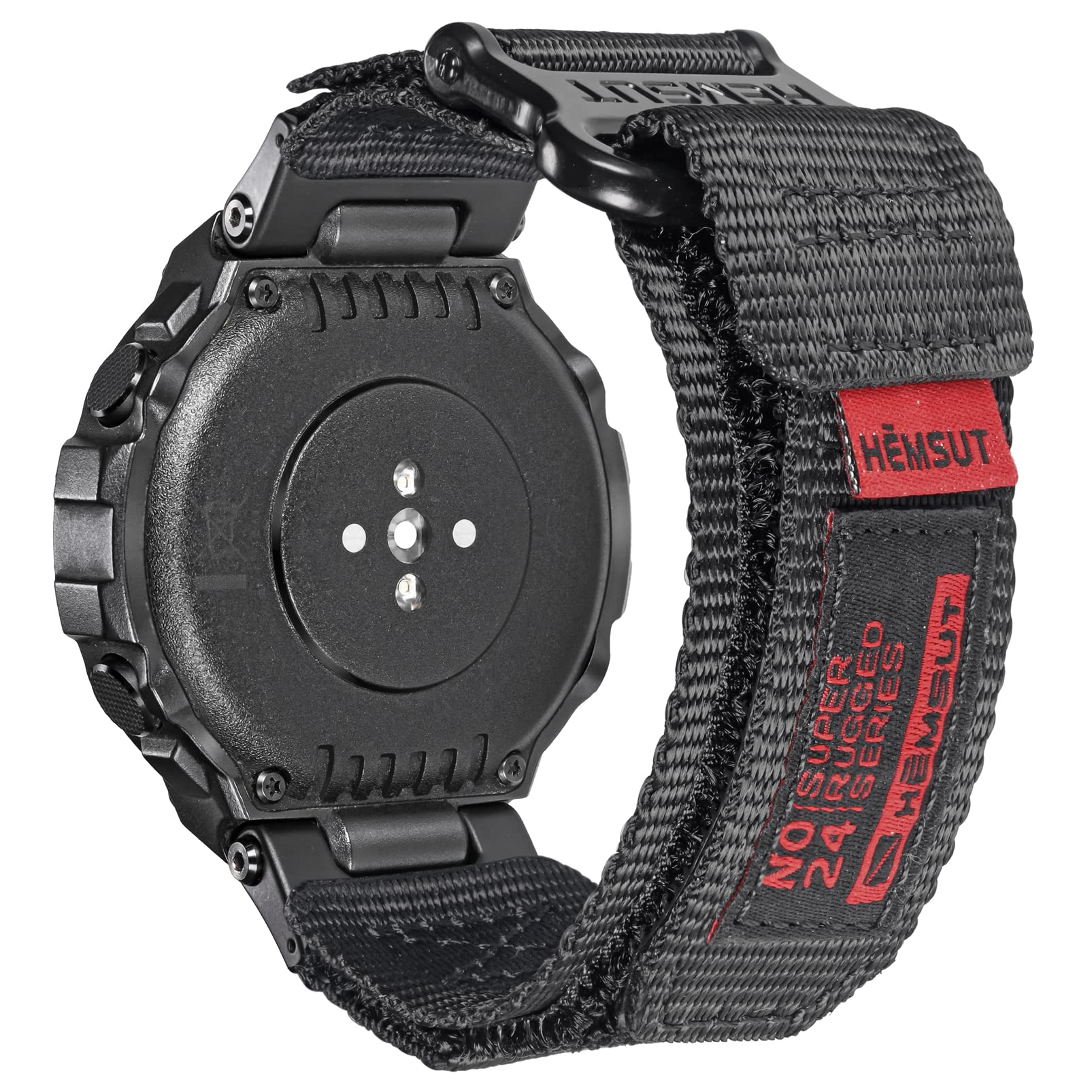 [torbollo] 時計バンド Huami Amazfit T-Rex 2用バンド スマートウォッチバンド 替えバンド 通気性がよく 汗をかきにくいナイロン替えばんど