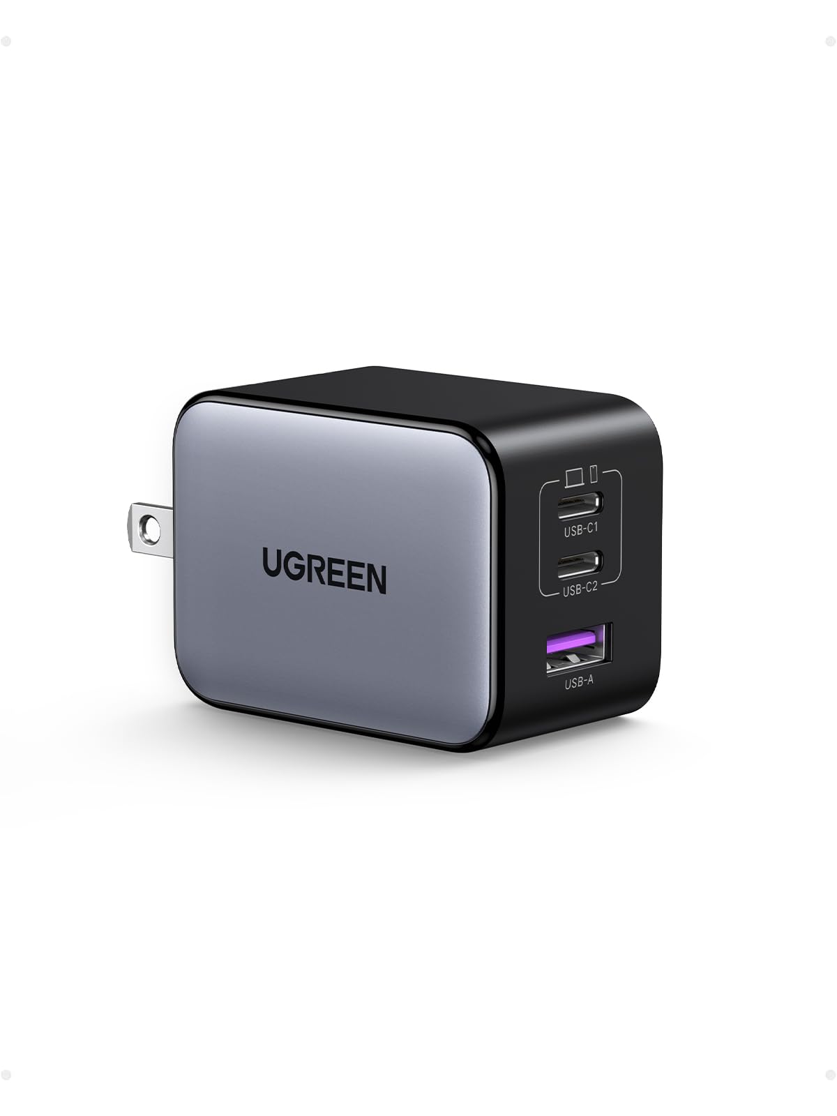 UGREEN NexodeX 充電器 【当社比最小65W 急速充電器】 USB-C*2とUSB-A*1 PD急速充電器 新生代GaNInfinity&trade;チップ 独自Airpyra技術 PD3.0/QC4+対応 自宅/出張/旅行用 ノートPC iPad iPhone16/15/14 Galaxy S24 Pixel8 Xperia5｜T.M.Bストア