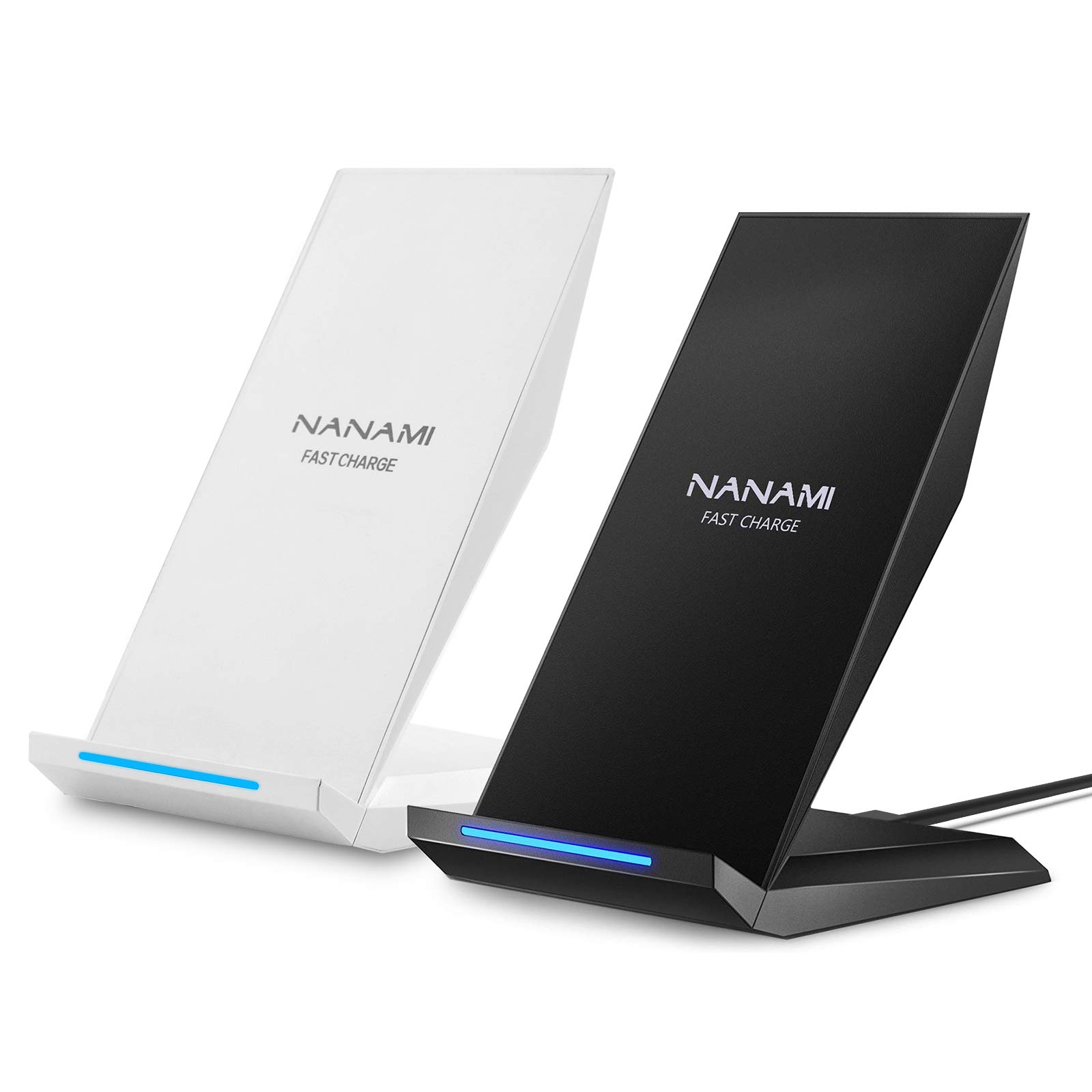 楽天市場】NANAMI ワイヤレス充電器 Qi急速 充電スタンド 2台セット