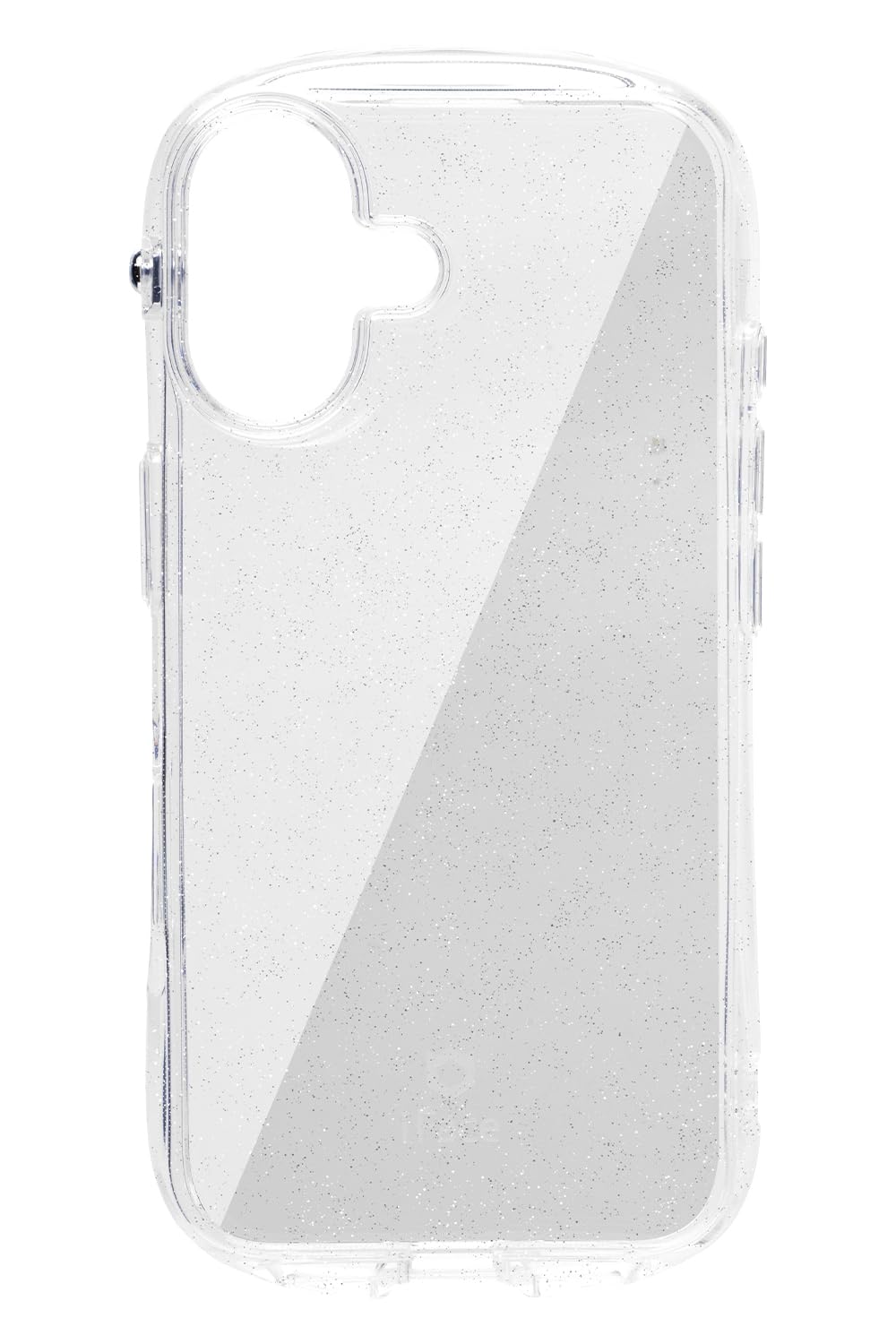 iFace Look インチ Clear iPhone 16 入れもの(読みやすい/ラメ)【アイフォン16 読みやすい入れもの tpu 覆いかぶせる アイフェイス 澄み切った スマホケース 耐衝撃 ストラップホール付き添い人】
