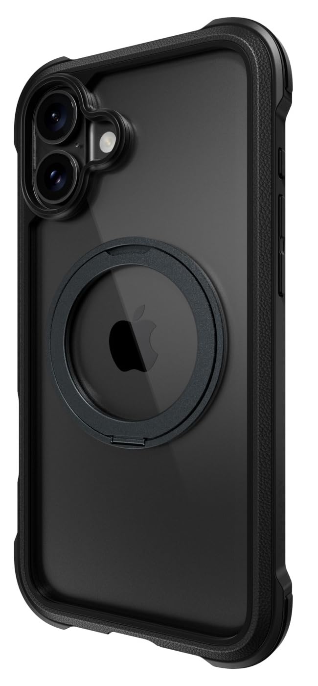 【MagEasy】 iPhone 16 Plus 相応う 入れもの せつ然たる MagSafe 相応う 照明ランプ 輪っか付き添い人 耐衝撃 MIL標準尺度 スマホケース マグセーフ 輪っか スマホカバー [ iPhone16Plus アイフォン 16 足し加える 相応う ] Odyssey Stand M