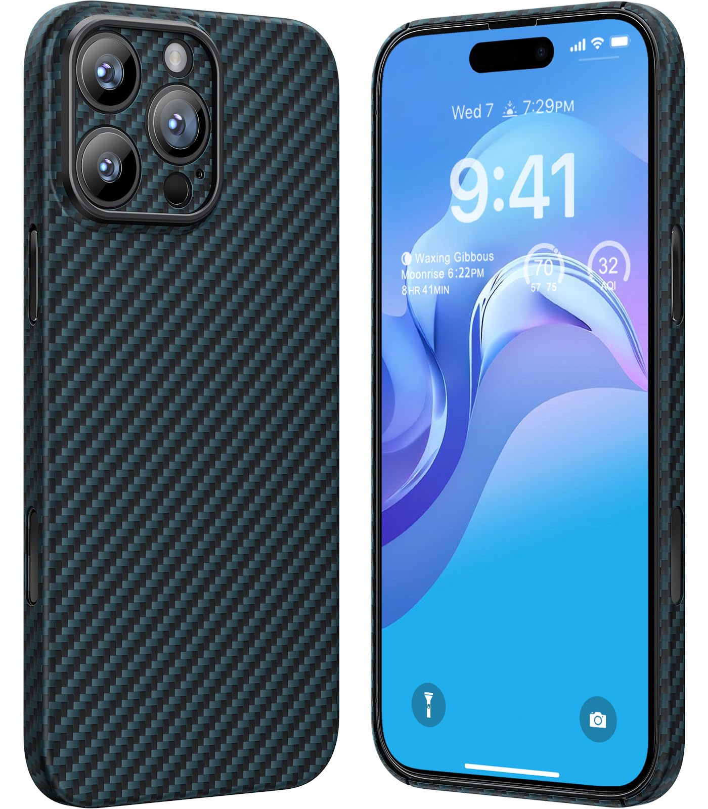 iPhone 16 Pro Max対応アラミド繊維ケース memumi 0.5mm極薄 耐衝撃 全面保護カバー ワイヤレス充電対応 ミニマリスト シンプル