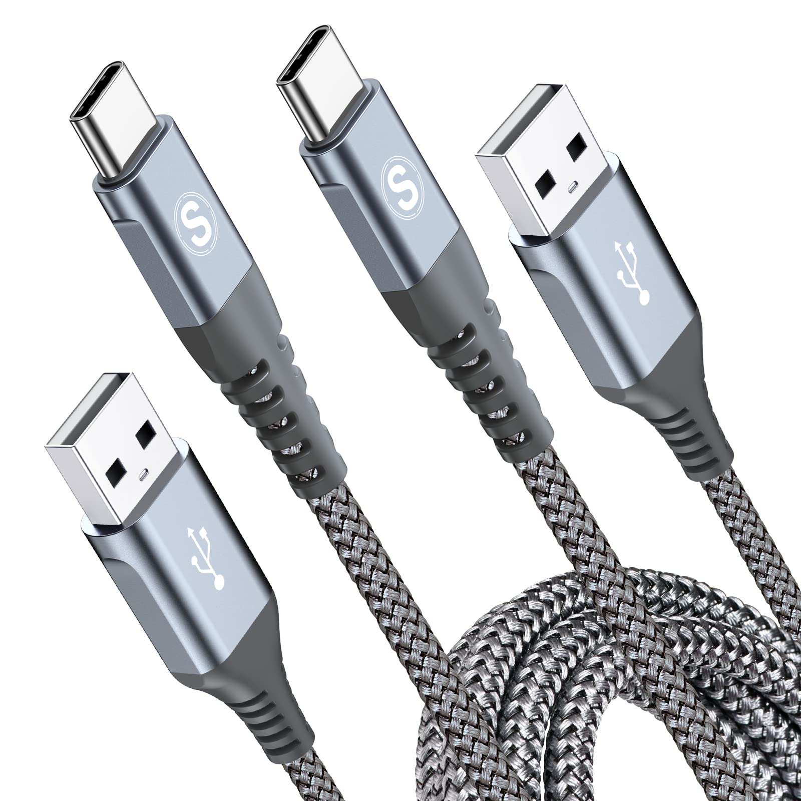 USB Type C ケーブル【5M/2本】急速充電 タイプc ケーブル【PD& QC3.0対応60W急速充電】type-c ケーブル 高速データ転送usb c ケーブル iPhone 16/iPhone 15 Plus Pro MAX、iPad Pro、Galaxy S10 / Note/Huawei P30 / Nintendo S｜T.M.Bストア 7,342円