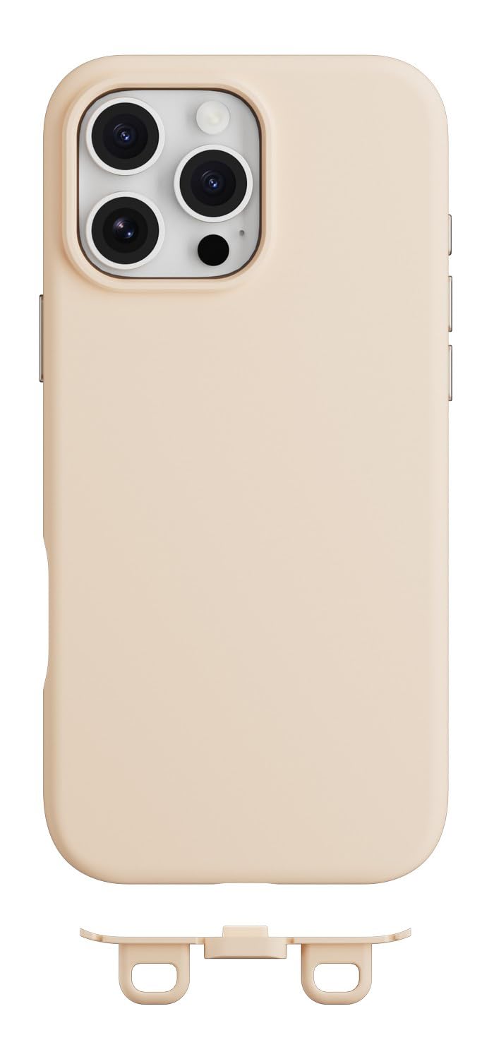 【MagEasy】 iPhone 16 Pro Max 対応 ケース MagSafe 対応 ショルダー 用 ストラップホール 付き 薄型 軽量 スマホケース マグセーフ 耐衝撃 スリム スマホカバー [ iPhone16ProMax アイフォン 16 プロマック
