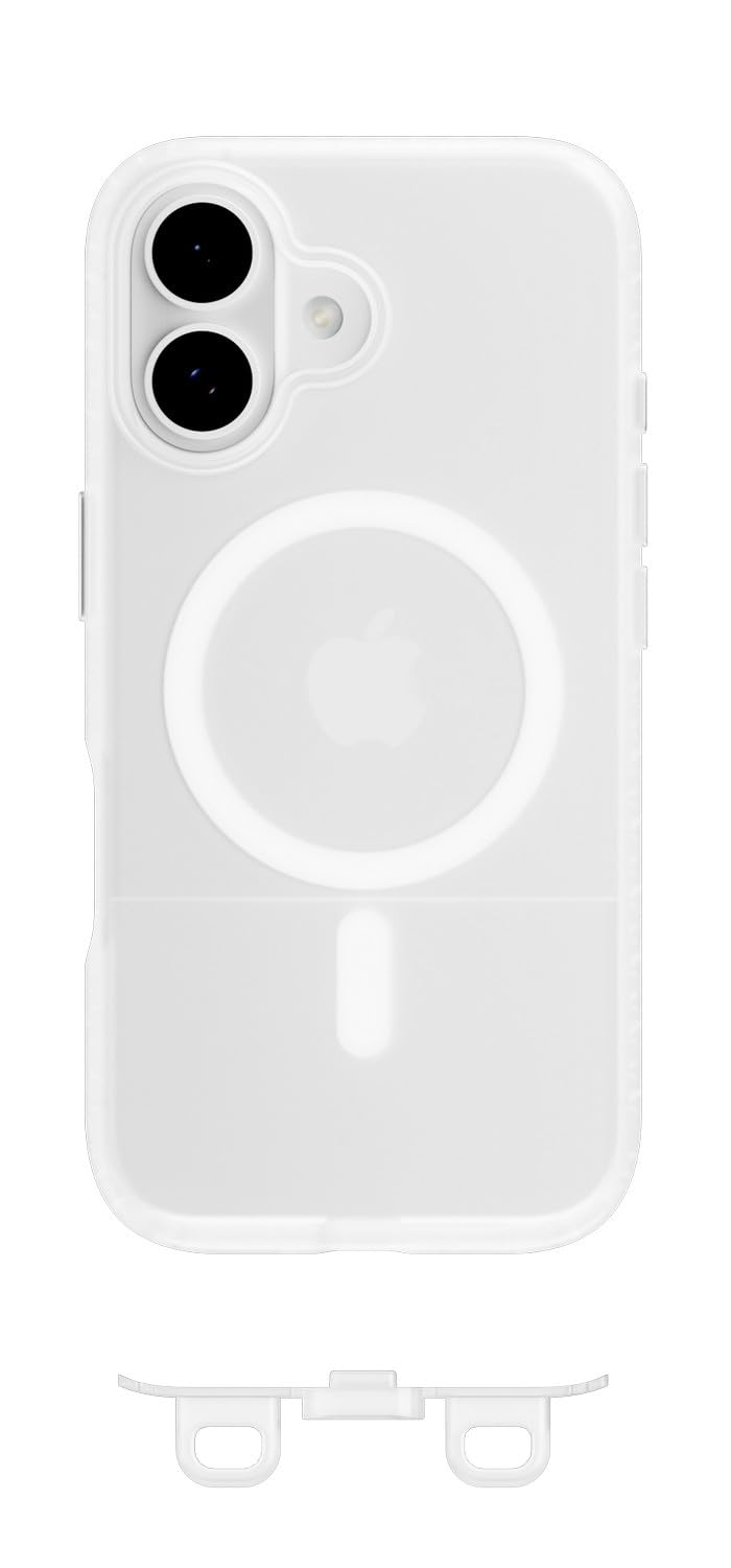 【MagEasy】 iPhone 16 対応 ケース MagSafe 対応 ショルダー 用 ストラップホール 付き 薄型 軽量 スマホケース マグセーフ 耐衝撃 スリム スマホカバー [ iPhone16 アイフォン 16 対応 携帯ケース ] iPho