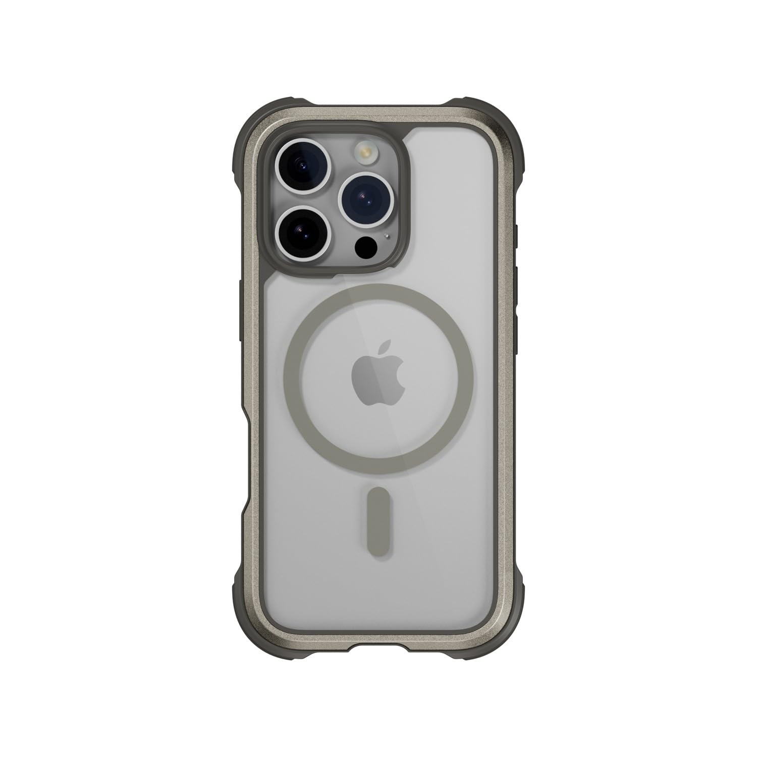 【MagEasy】 iPhone 16 Pro 対応 ケース クリア MagSafe 対応 耐衝撃 MIL規格 マグセーフ スマホケース [ iPhone16Pro アイフォン 16 プロ 対応 携帯ケース ] iPhone 16Pro Case Odyssey M チタニウム｜T.M.Bストア