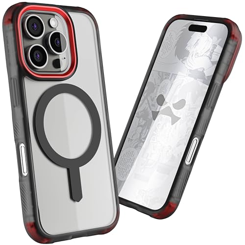 ゴーステック コバート for iPhone 16 Pro 人煙 耐衝撃 手ごわい MagSafe 耐傷 色変わり押しとどめる GHOCAS3969