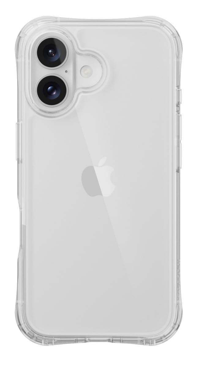 【MagEasy】 iPhone 16 対応 ケース クリア 耐衝撃 MIL規格 スマホケース 透明 スマホカバー [ iPhone16 アイフォン 16 対応 携帯ケース ] iPhone 16 Case Atoms トランスパレント