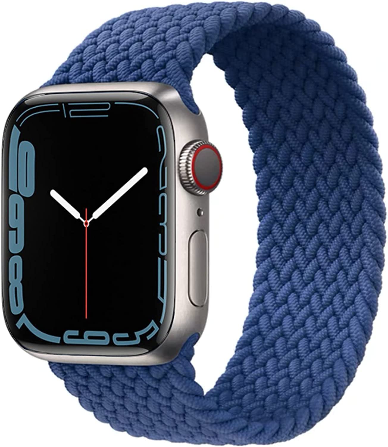 互換性のある apple watch ダンス楽隊 ブレイデッドソロループ パステル色のケイ素樹脂糸混紡リサイクルヤーン原料品 ステンレス鋼うち切り具 編組ダンス楽隊 apple watch ultra/8/7/6/5/4/3/2/1/SE相応う 通気性 38粍/40粍/41粍 42粍