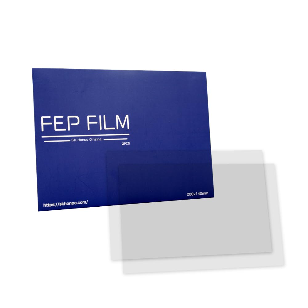 SK本舗 FEP写真フィルム 奥ふかさ 0.15粍 2枚入り口・入口 光形成 3D印刷機用 (140mm×200粍)