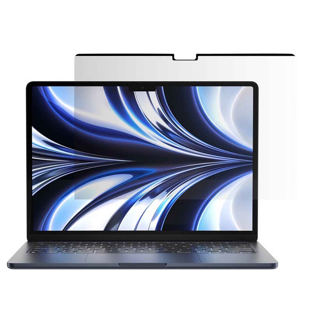 【SwitchEasy】 MacBook Air M3 M2 15インチ 対応 保護フィルム のぞき見防止 ブルーライトカット 指紋 軽減 着脱式 フィルム [ Apple MacBookAir 15inch マックブックエアー 15 対応 ] マックブック エアー フ