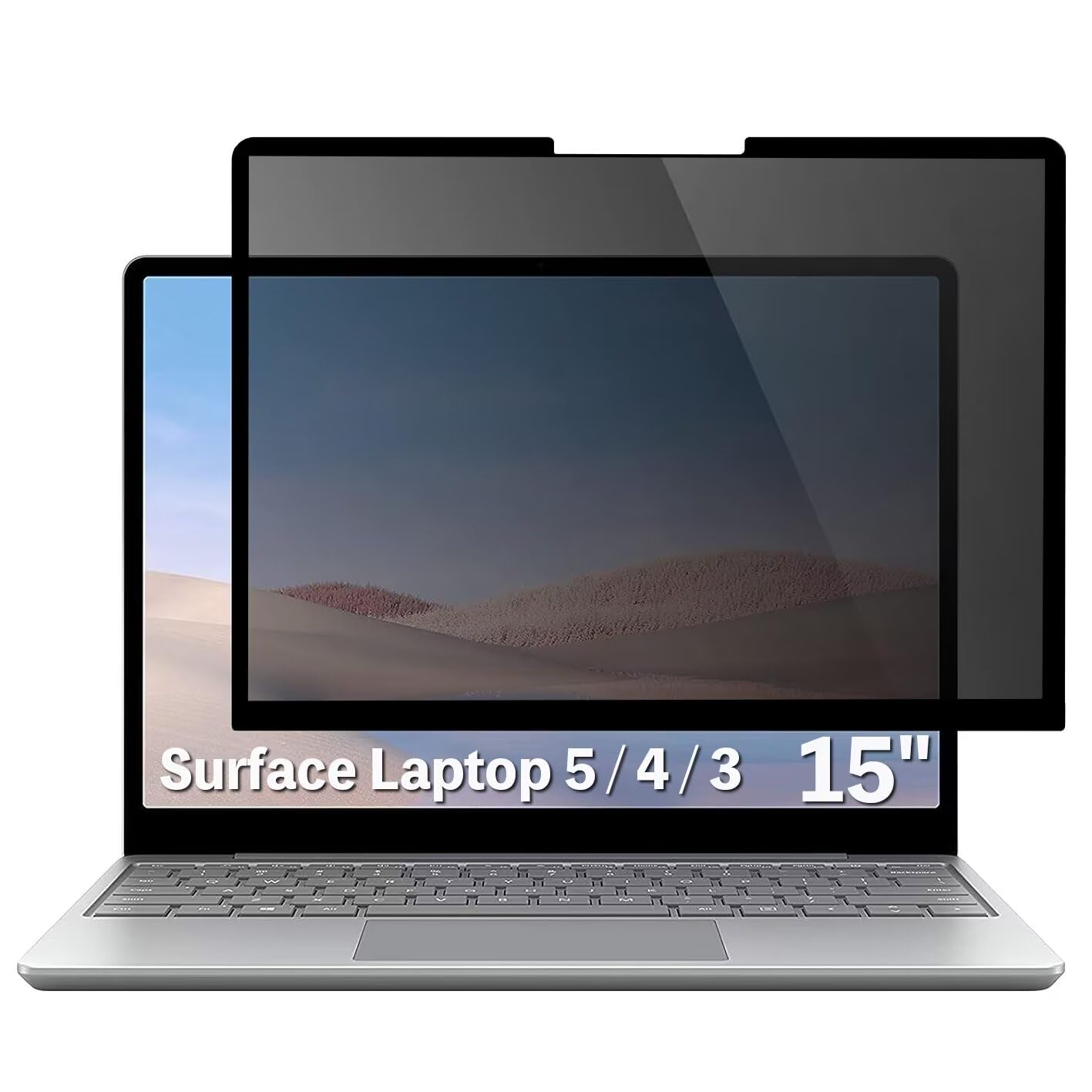 Surface Laptop 5/4/3（15in）向け へばり着く 着脱式 覗き見押しとどめる水漉し 秘め事水漉し ブルーライトカット 照りかえし押しとどめる 両面当て嵌める能力のある マイコン パソコン 管する 液晶保護すること写真フィルム 保護すること腰かけ